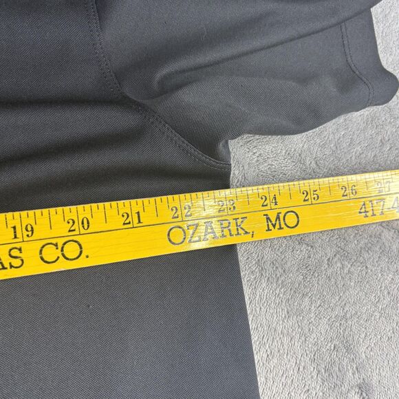 Nike Golf Polo Shirt Mens Large Black Pique Dri-FIT Blue Tree Logo 363807-010 - Picture 4 of 10